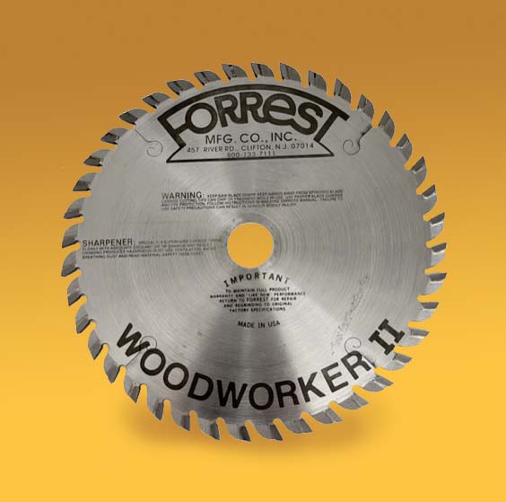 165mm Woodworker II Saw Blade - 40 Teeth