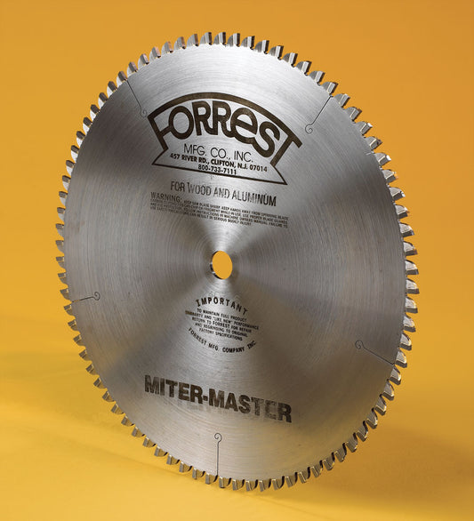 12" Miter Master Saw Blade for Aluminum and PVC - 100 Teeth
