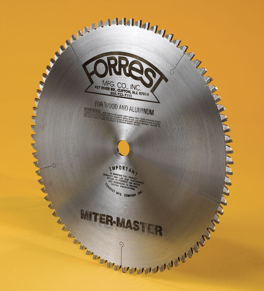 Miter Master Miter Master Saw Blade for the Ultimate in Miter Cuts – Forrest Blades
