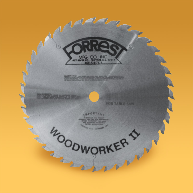 Woodworker Ii All Purpose Saw Blade For Table Saws Forrest Saw